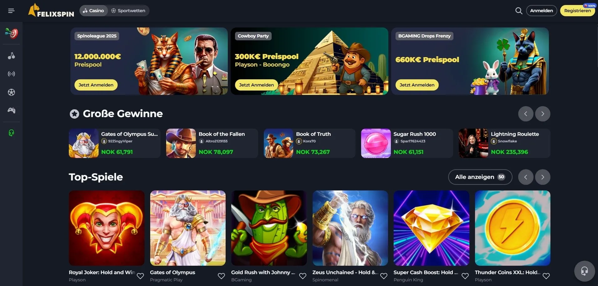 Felixspin Online Casino Startseite Felixspin Casino Startseite