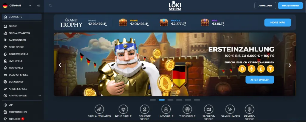 Loki Online Casino Startseite Loki Casino Startseite
