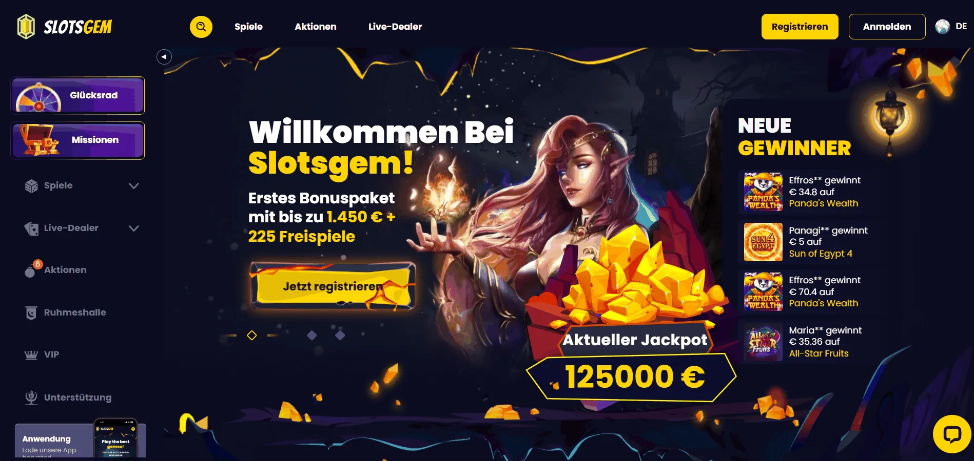 SlotsGem Online Casino Startseite SlotsGem Casino Startseite
